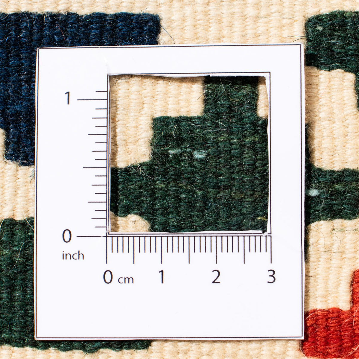 Kelim tapijt - Oosters vierkant  - 101 x 101 cm - beige