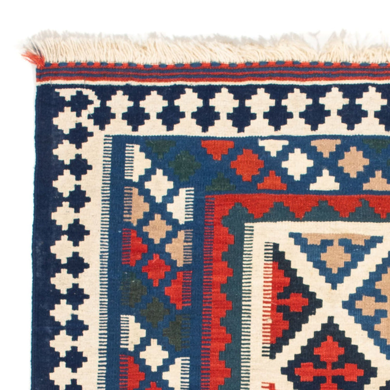 Kelim tapijt - Oosters vierkant  - 104 x 103 cm - blauw