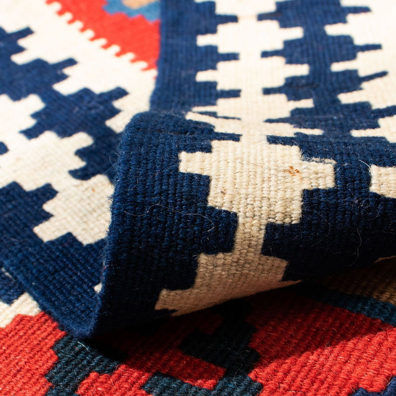 Kelim tapijt - Oosters vierkant  - 103 x 101 cm - rood