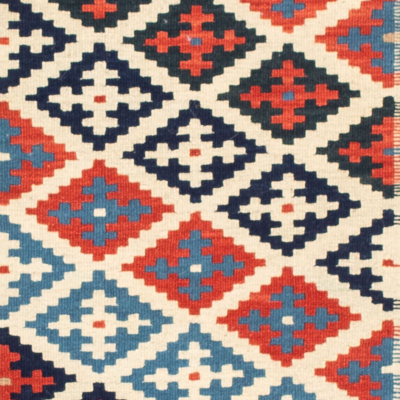 Kelim tapijt - Oosters vierkant  - 105 x 100 cm - beige