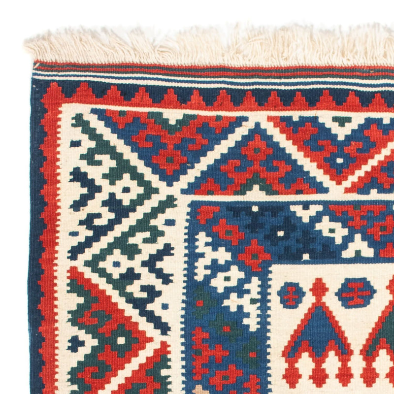 Kelim tapijt - Oosters vierkant  - 101 x 101 cm - beige