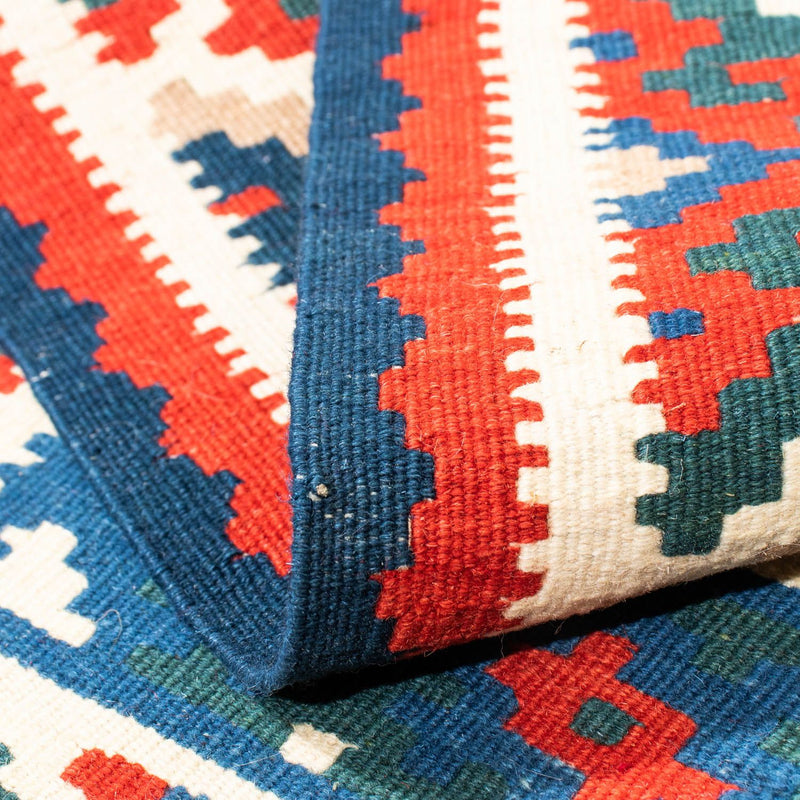 Kelim tapijt - Oosters vierkant  - 101 x 101 cm - beige