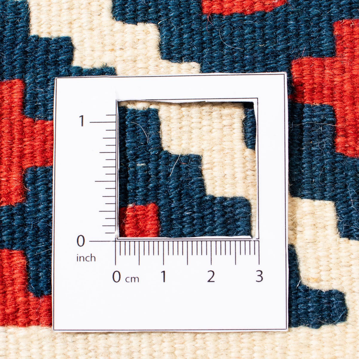 Kelim tapijt - Oosters vierkant  - 101 x 101 cm - beige