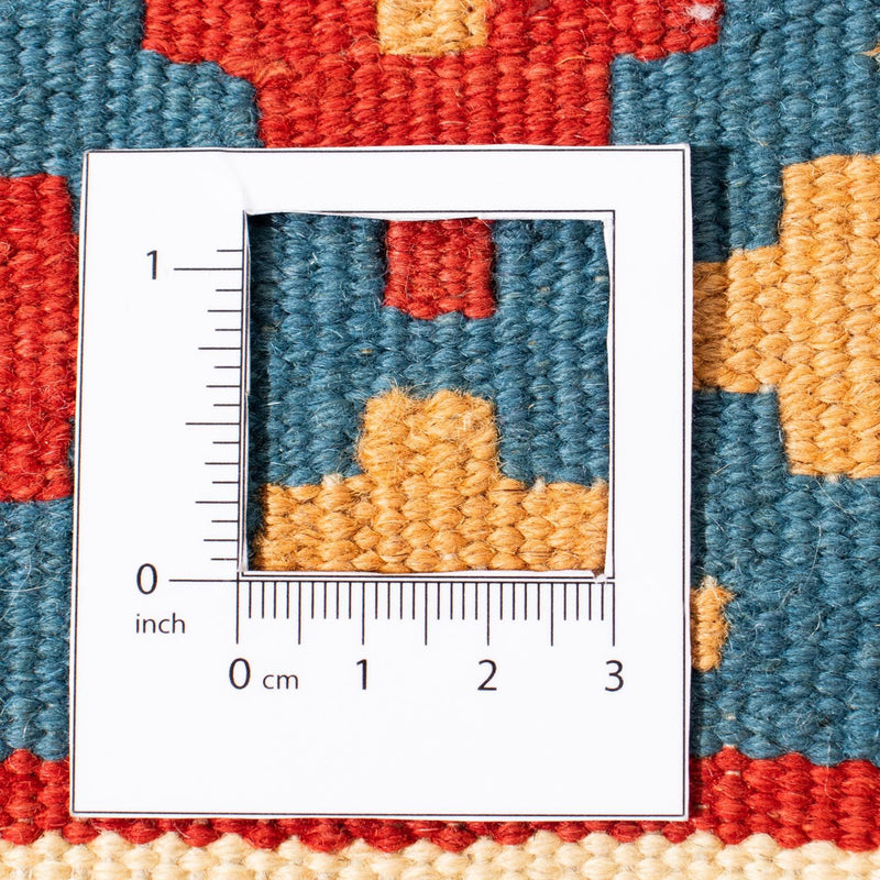 Kelim tapijt - Oosters vierkant  - 105 x 105 cm - rood