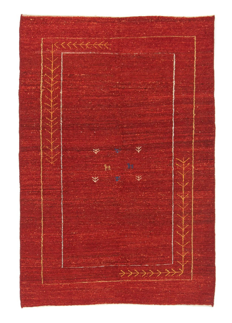 Gabbeh tapijt - Perzisch - 167 x 111 cm - rood