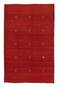 Gabbeh tapijt - Perzisch - 186 x 120 cm - rood