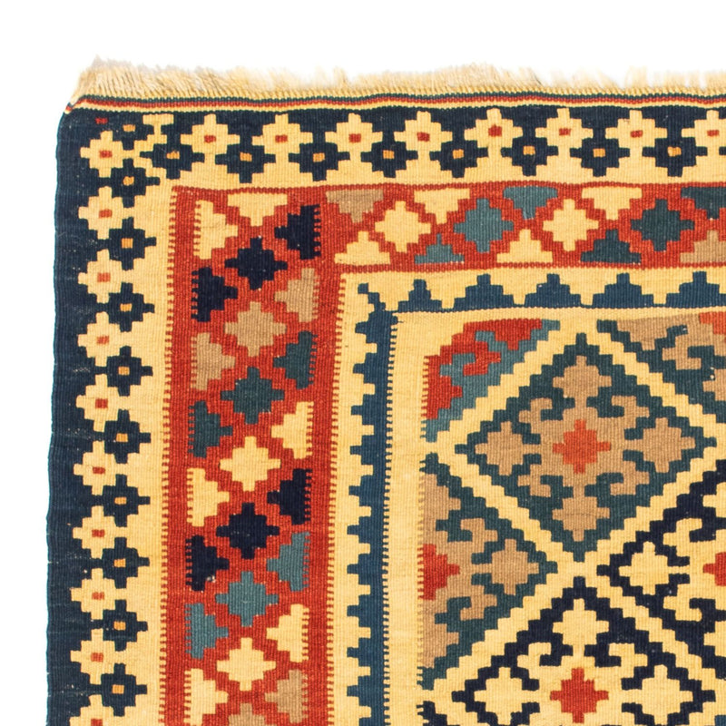 Kelim tapijt - Oosters vierkant  - 106 x 102 cm - goud