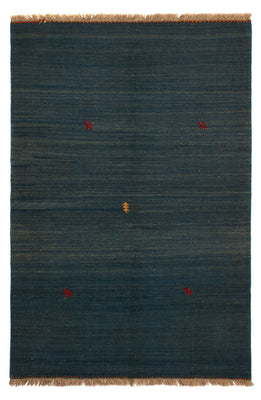 Kelim tapijt - Oosters - 203 x 146 cm - donkerblauw