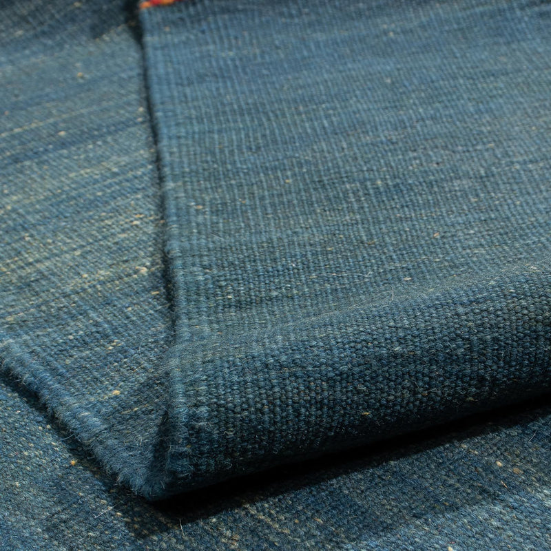 Kelim tapijt - Oosters - 203 x 146 cm - donkerblauw