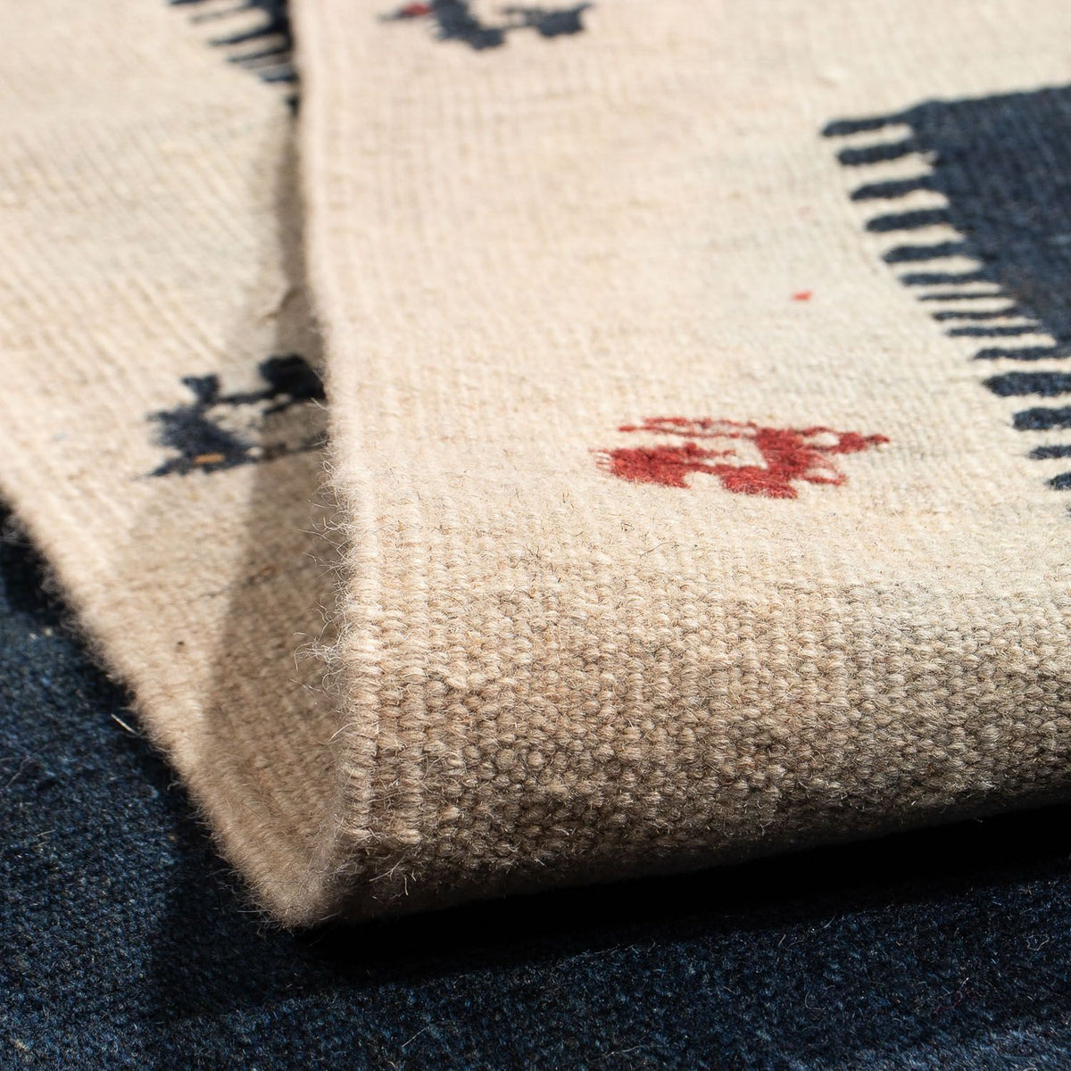 Kelim tapijt - Oosters - 200 x 152 cm - donkerblauw