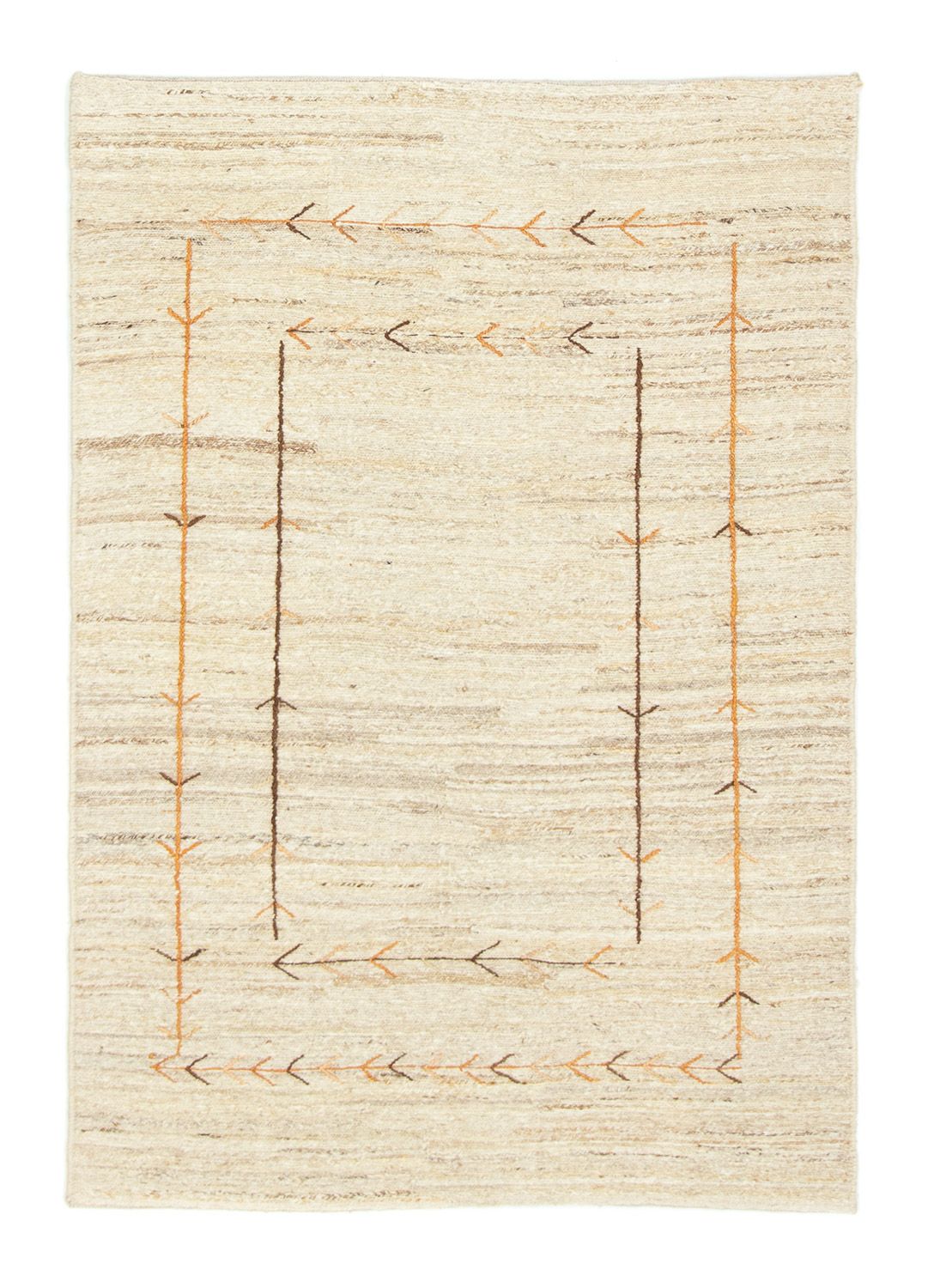 Gabbeh tapijt - Perzisch - 147 x 100 cm - beige