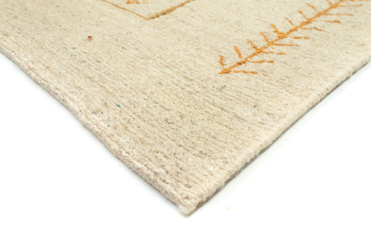 Gabbeh tapijt - Perzisch - 188 x 139 cm - beige
