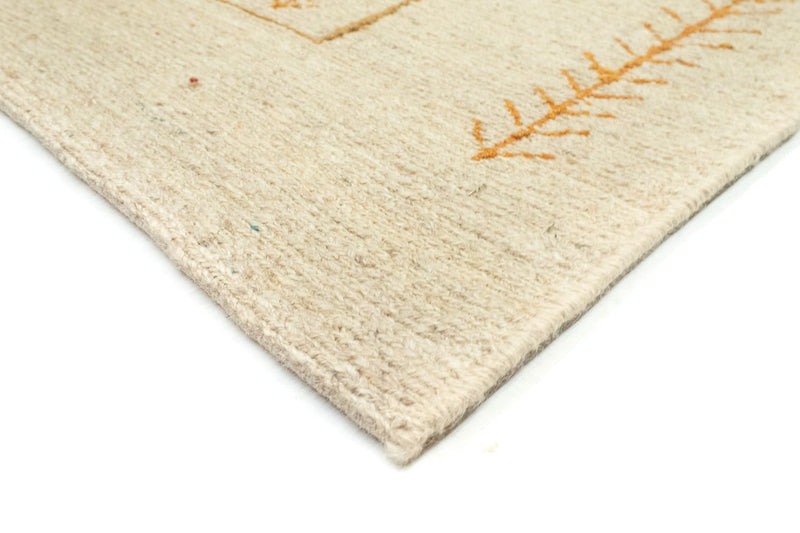Gabbeh tapijt - Perzisch - 188 x 139 cm - beige