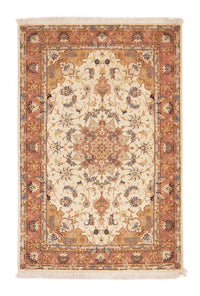 Perzisch tapijt - Tabriz - Royal - 154 x 100 cm - beige