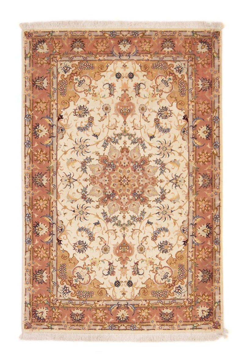 Perzisch tapijt - Tabriz - Royal - 154 x 100 cm - beige