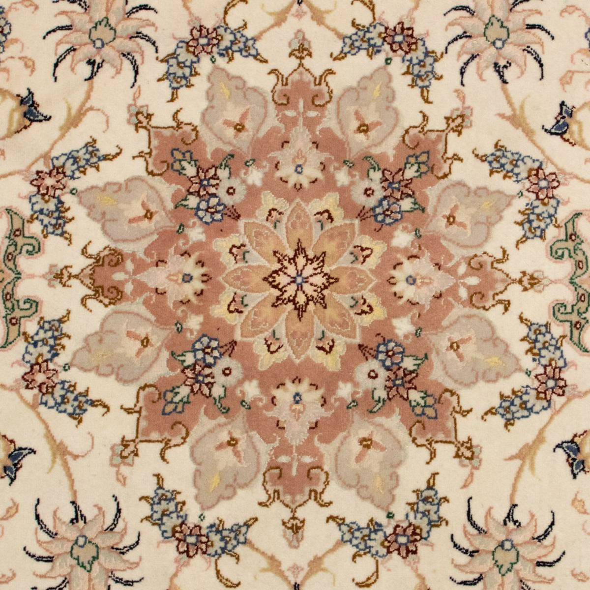 Perzisch tapijt - Tabriz - Royal - 154 x 100 cm - beige
