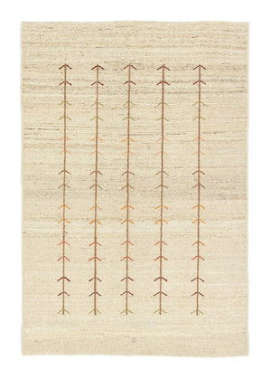 Gabbeh tapijt - Perzisch - 145 x 101 cm - beige