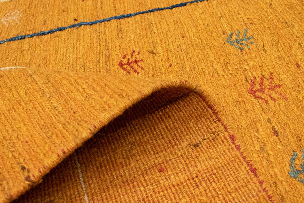 Gabbeh tapijt - Perzisch - 188 x 123 cm - goud