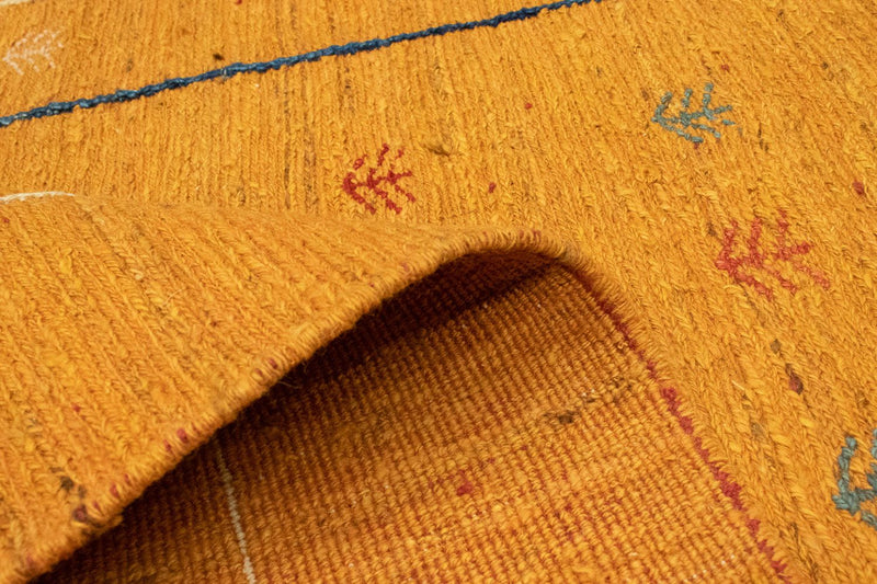 Gabbeh tapijt - Perzisch - 188 x 123 cm - goud