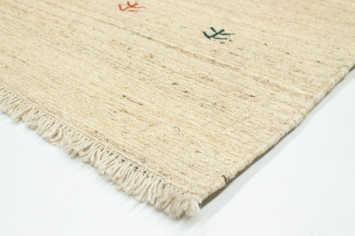 Gabbeh tapijt - Perzisch - 138 x 75 cm - beige