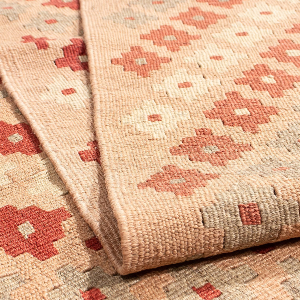 Kelim tapijt - Oosters - 214 x 158 cm - lichtbruin