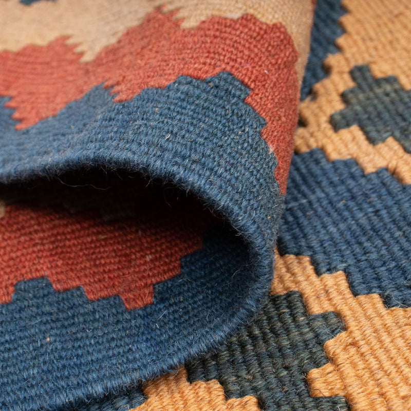 Kelim tapijt - Oosters - 193 x 124 cm - blauw