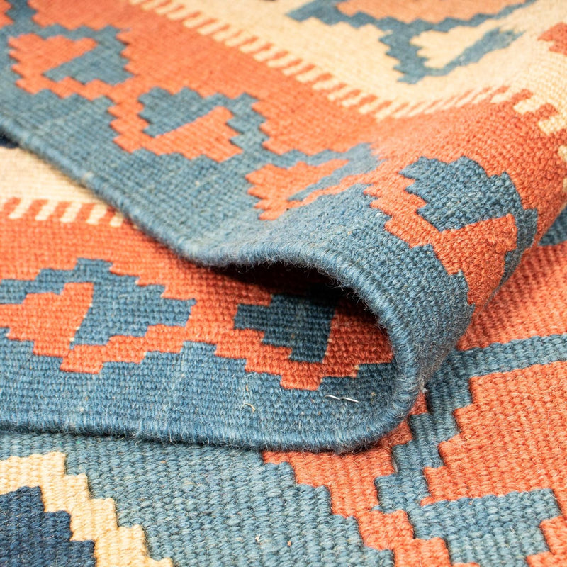 Kelim tapijt - Oosters vierkant  - 212 x 198 cm - blauw