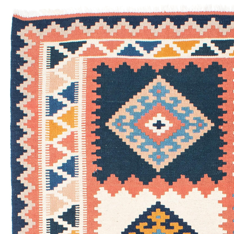 Kelim tapijt - Oosters - 200 x 159 cm - blauw