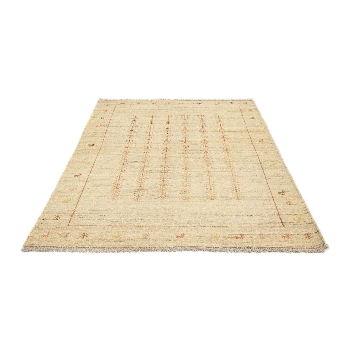 Gabbeh tapijt - Perzisch - 200 x 150 cm - beige