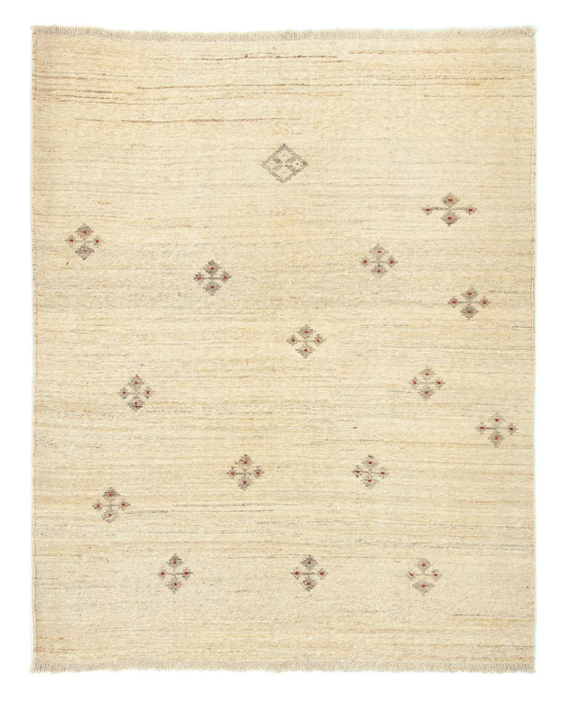 Gabbeh tapijt - Perzisch - 198 x 154 cm - beige