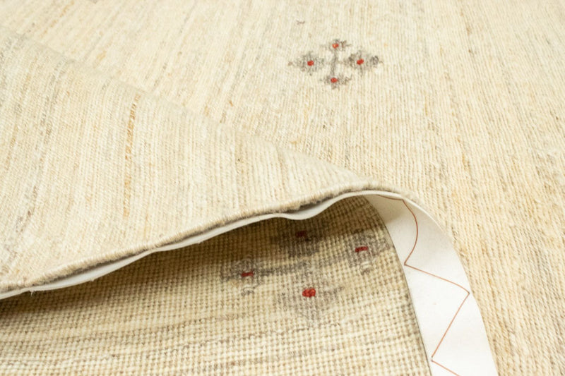 Gabbeh tapijt - Perzisch - 198 x 154 cm - beige