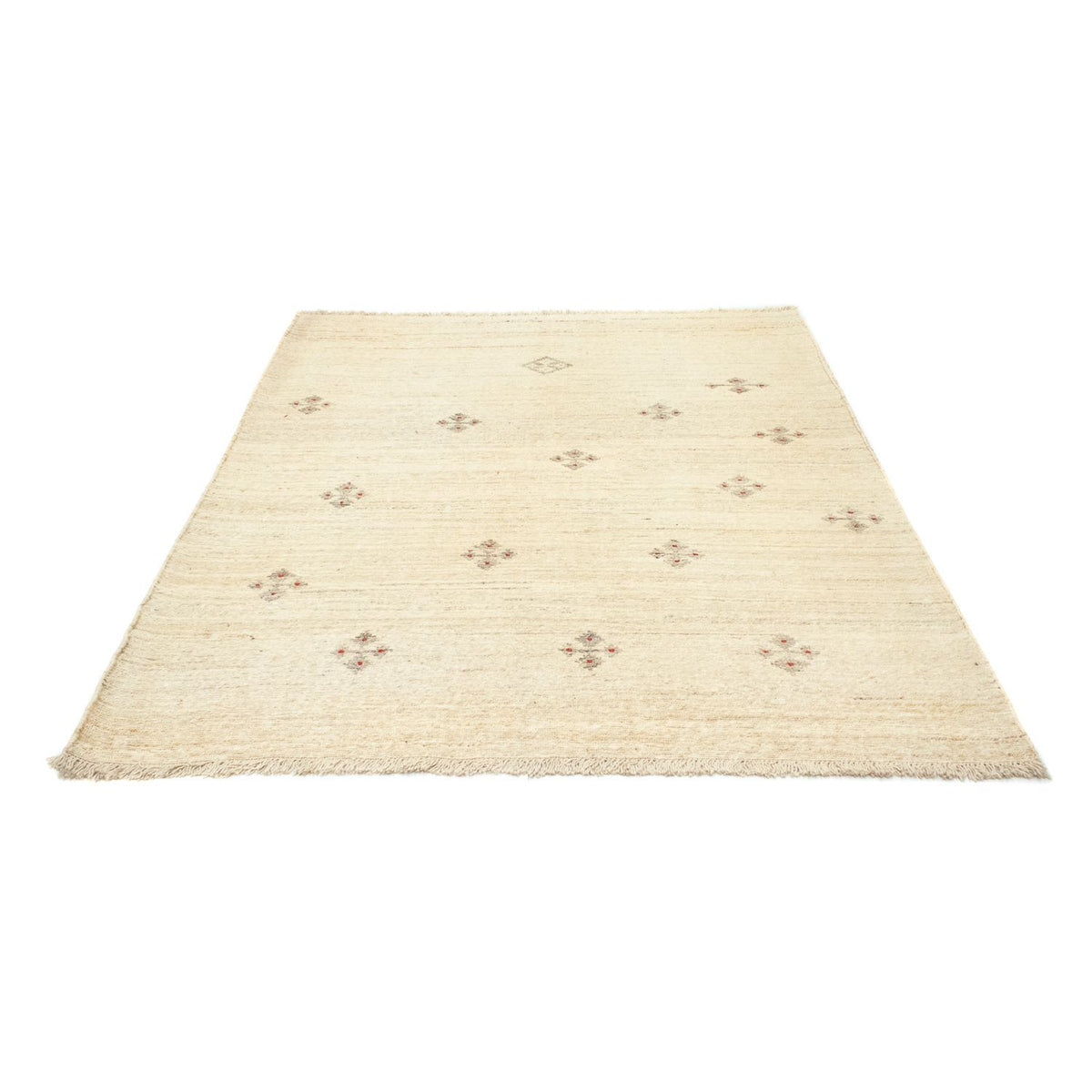 Gabbeh tapijt - Perzisch - 198 x 154 cm - beige