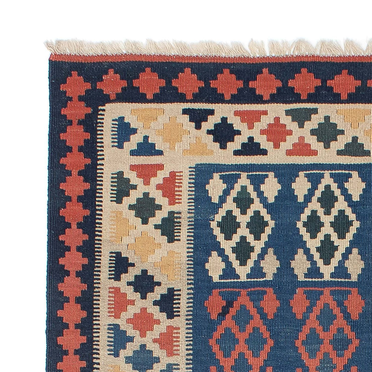 Kelim tapijt - Oosters - 180 x 114 cm - blauw