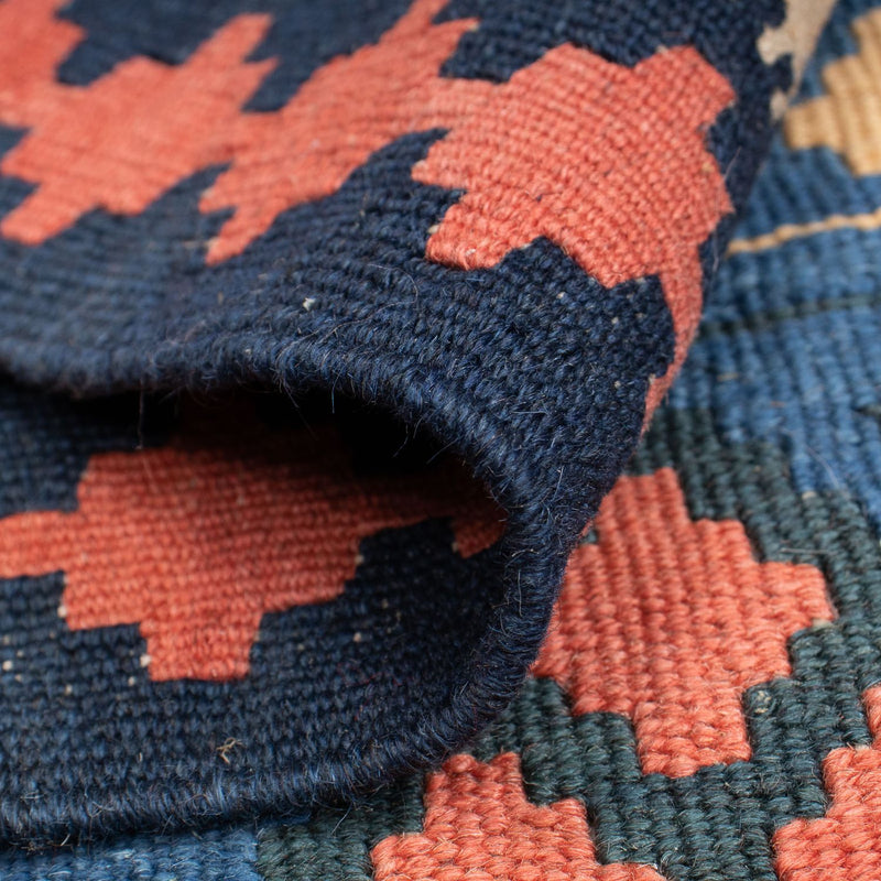 Kelim tapijt - Oosters - 180 x 114 cm - blauw