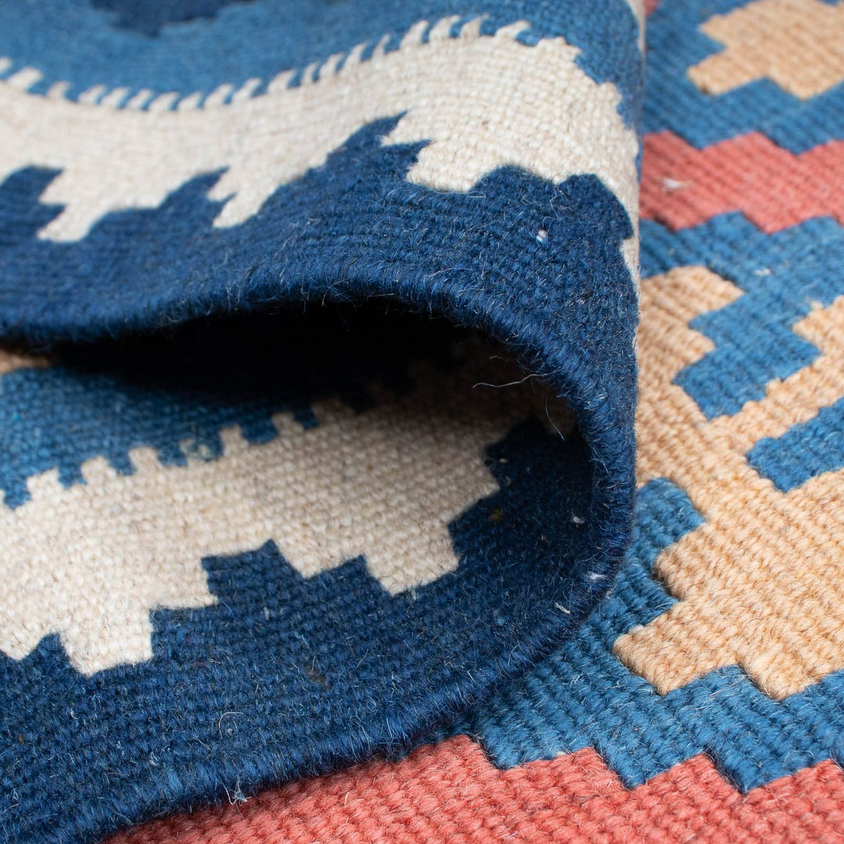 Kelim tapijt - Oosters - 186 x 133 cm - veelkleurig