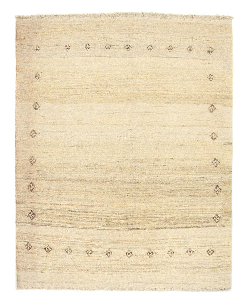 Gabbeh tapijt - Perzisch - 202 x 163 cm - beige