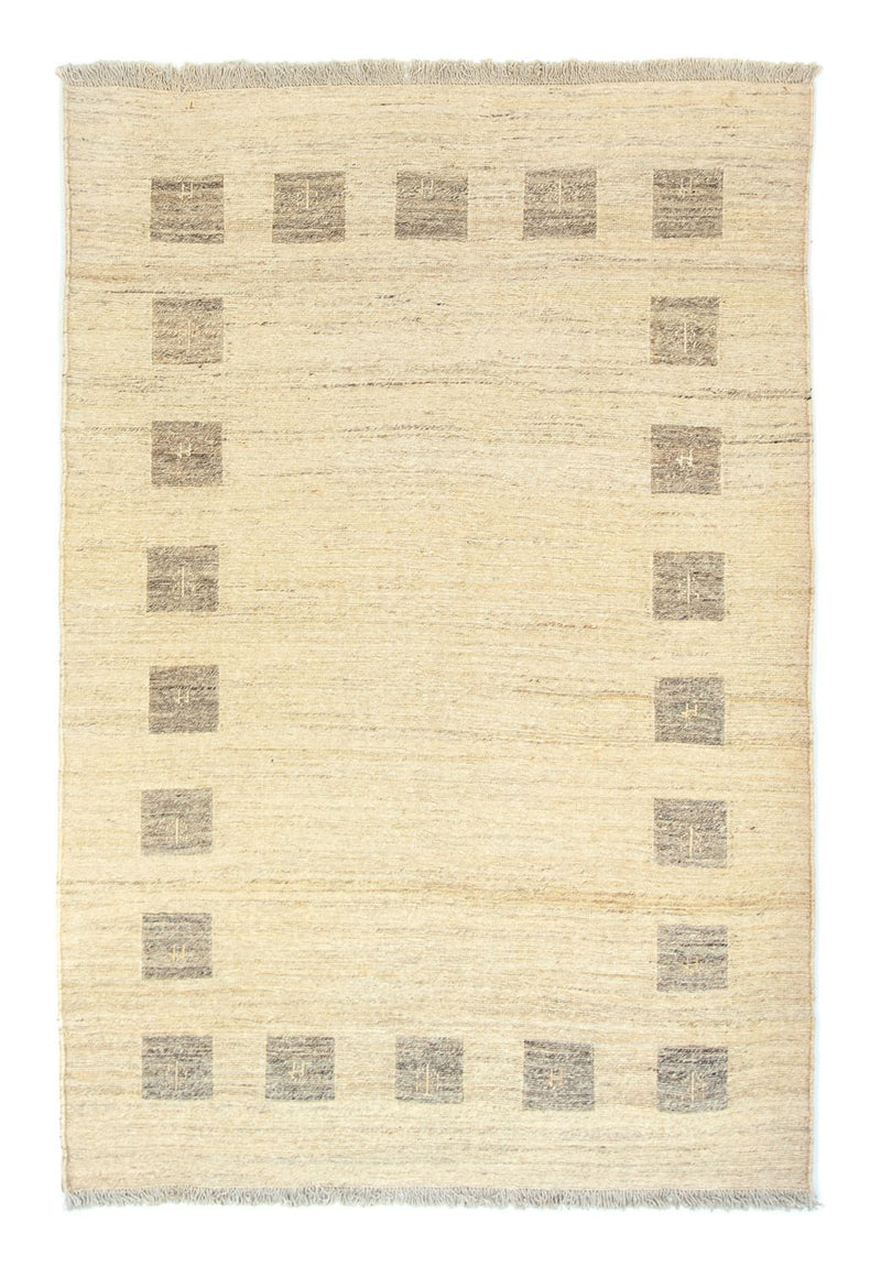 Gabbeh tapijt - Perzisch - 183 x 121 cm - beige