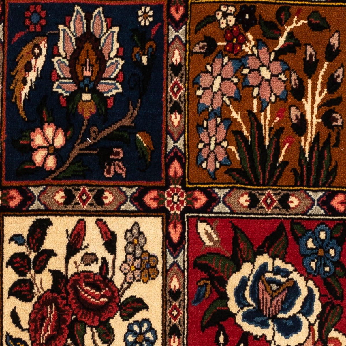 Perzisch Tapijt - Nomadisch - 158 x 112 cm - donkerrood