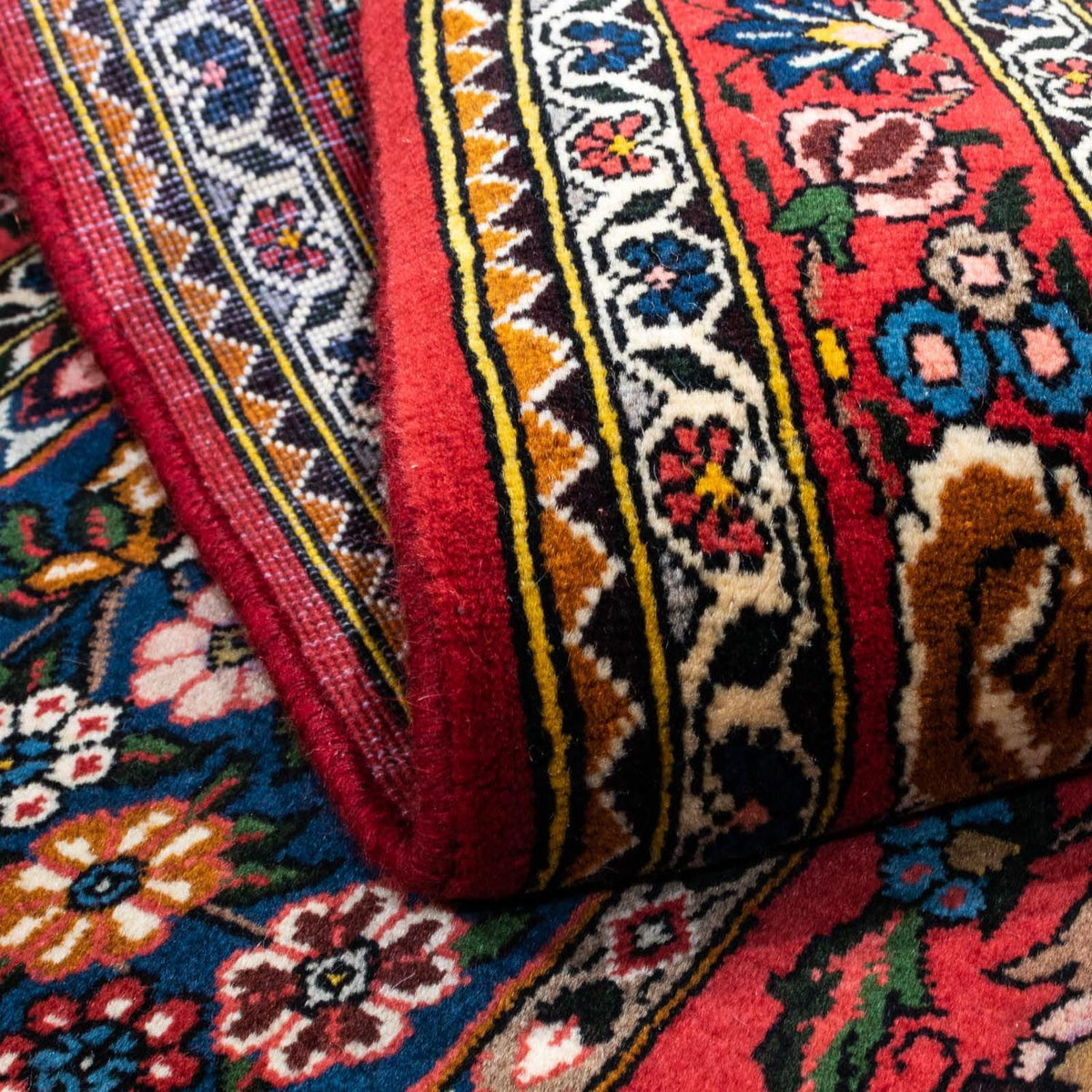 Perzisch Tapijt - Nomadisch - 158 x 112 cm - donkerrood