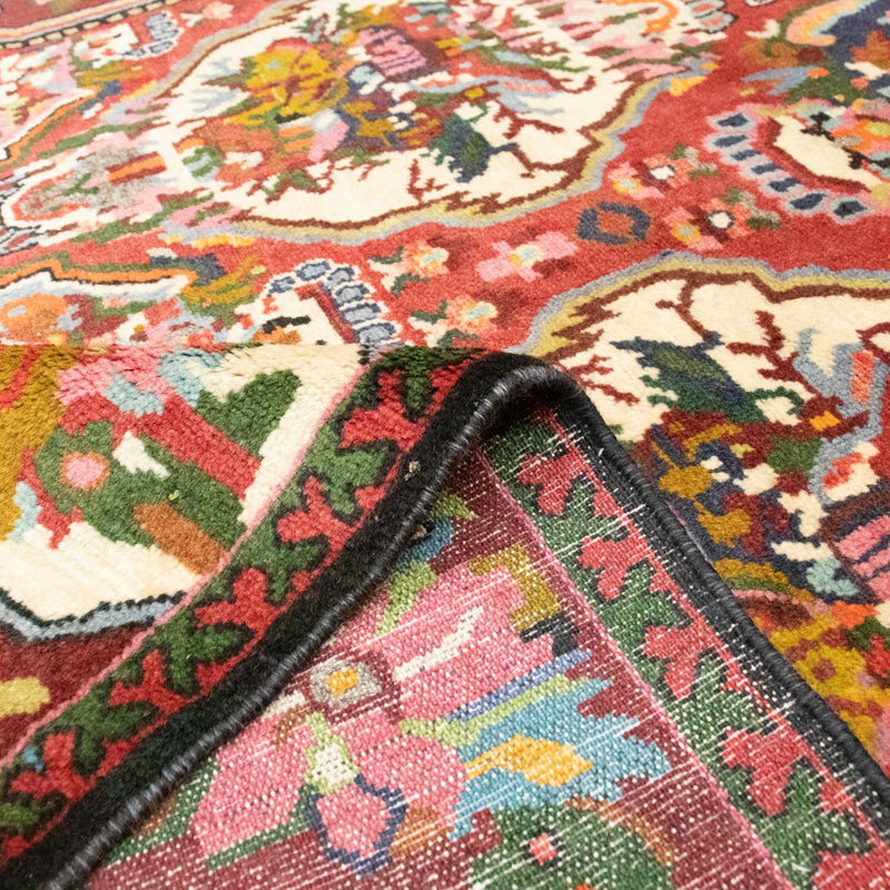 Perzisch Tapijt - Nomadisch - 197 x 136 cm - donkerrood