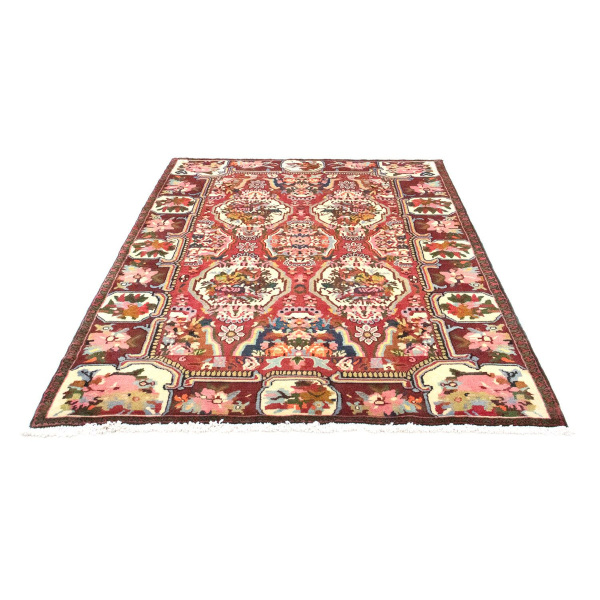 Perzisch Tapijt - Nomadisch - 197 x 136 cm - donkerrood