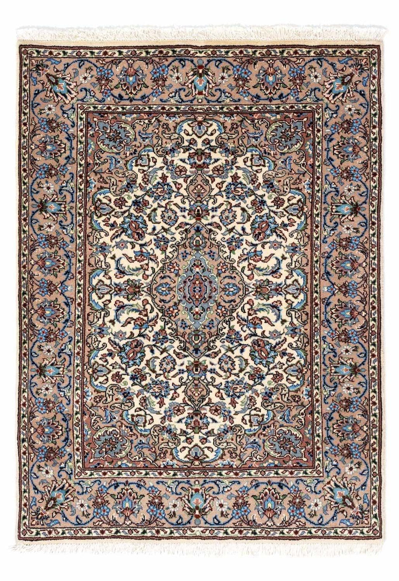 Perzisch tapijt - Keshan - 140 x 100 cm - beige
