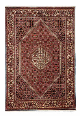 Perzisch tapijt - Bijar - 243 x 167 cm - donkerrood