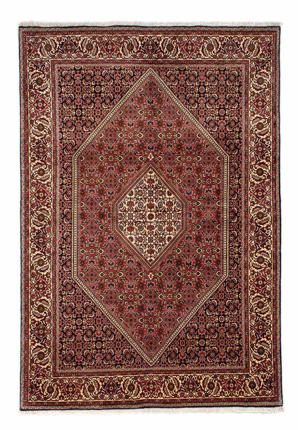 Perzisch tapijt - Bijar - 243 x 167 cm - donkerrood