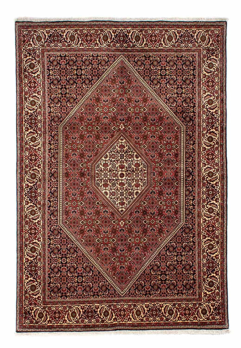Perzisch tapijt - Bijar - 243 x 167 cm - donkerrood