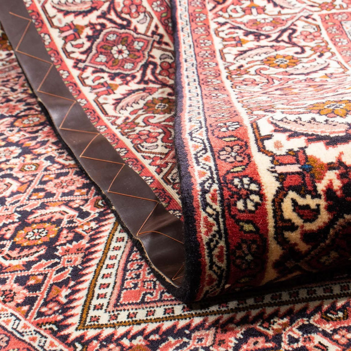 Perzisch tapijt - Bijar - 243 x 167 cm - donkerrood