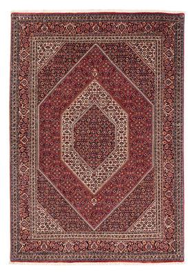 Perzisch tapijt - Bijar - 237 x 173 cm - donkerrood