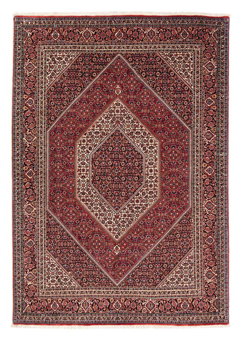Perzisch tapijt - Bijar - 237 x 173 cm - donkerrood