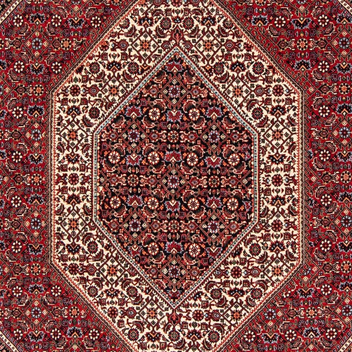 Perzisch tapijt - Bijar - 237 x 173 cm - donkerrood