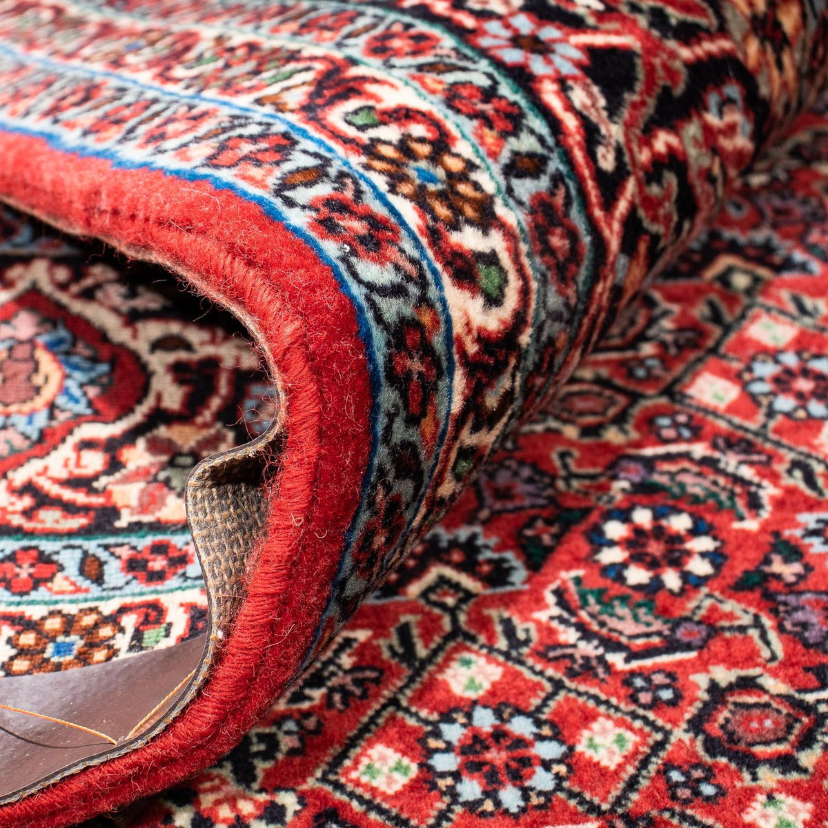 Perzisch tapijt - Bijar - 237 x 173 cm - donkerrood